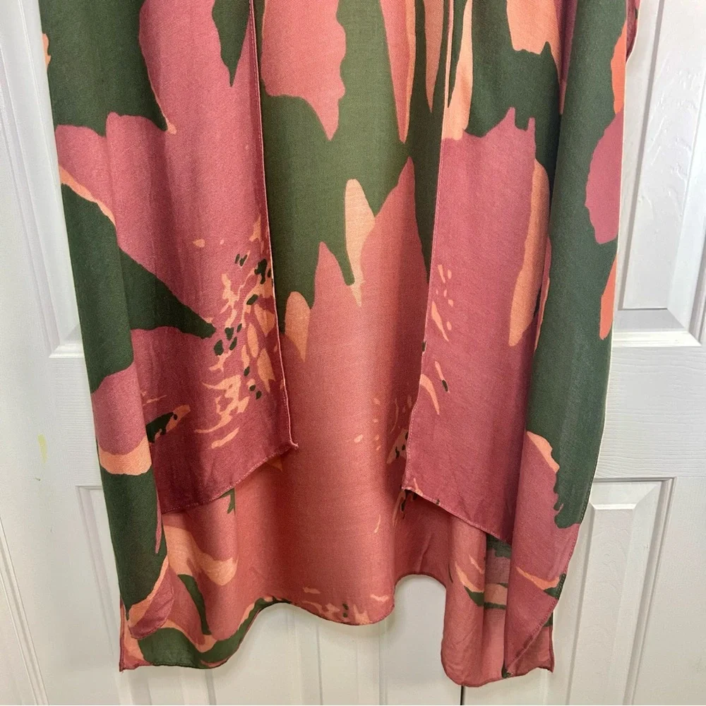 Anna & Ana Arsty Bohemian Art to Wesr Long Line Kimono Wrap Size OS - Picture 3 of 12